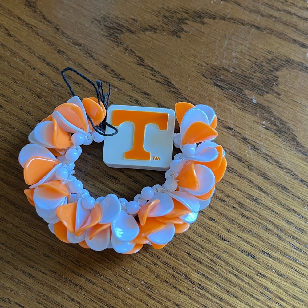 Tennessee  Volunteers Bracelet Orange and White